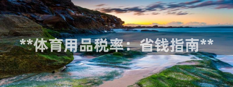 欧陆娱乐脚本：**体育用品税率：省钱指南**