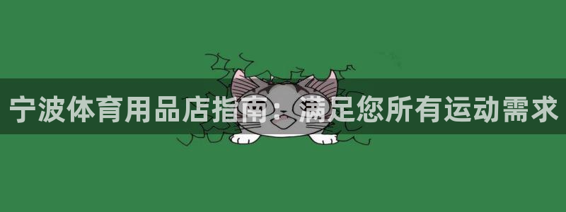 欧陆娱乐挂机怎么玩：宁波体育用品店指南：满足您所有运