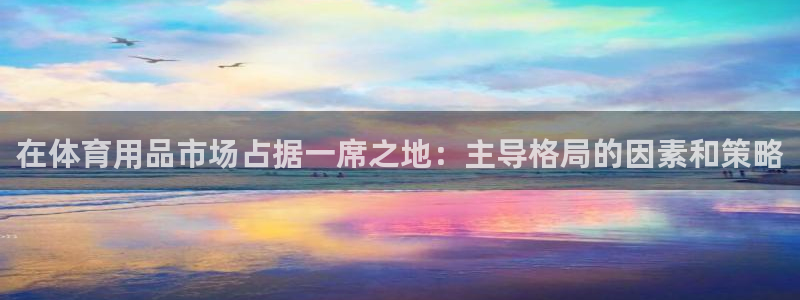 欧陆娱乐能提现嘛现在：在体育用品市场占据一席之地：主