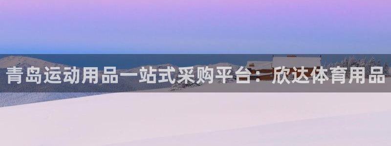 欧陆娱乐能不能玩手游：青岛运动用品一站式采购平台：欣