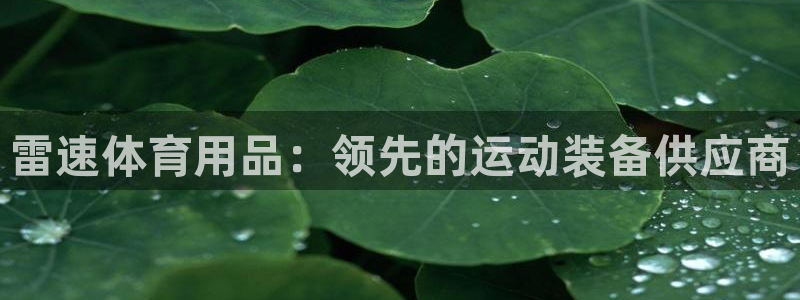 欧陆娱乐注册芯7o777ts=0：雷速体育用品：领先