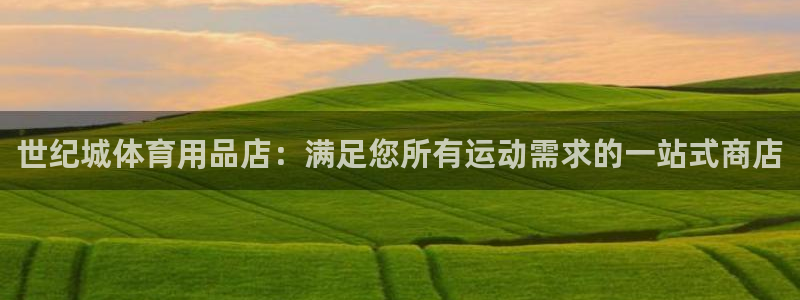 欧陆娱乐平台登陆地址是什么：世纪城体育用品店：满足您