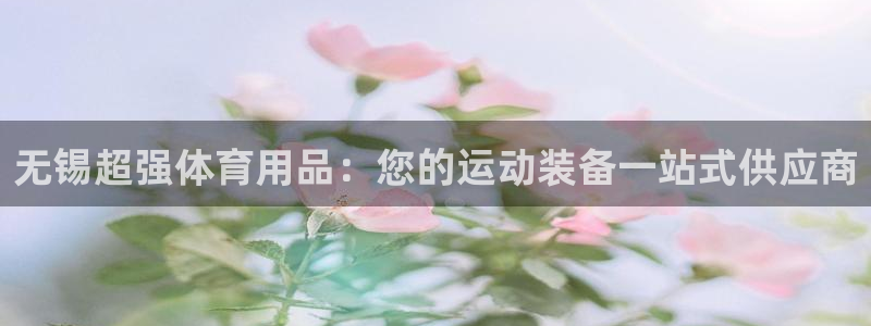 欧陆娱乐脚本怎么用：无锡超强体育用品：您的运动装备一
