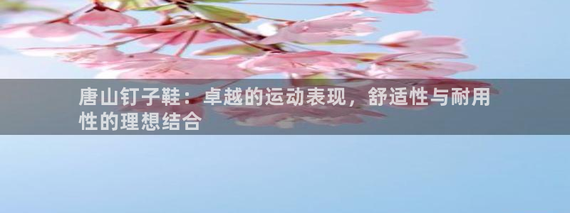 欧陆娱乐平台咋样赚钱：唐山钉子鞋：卓越的运动表现，舒