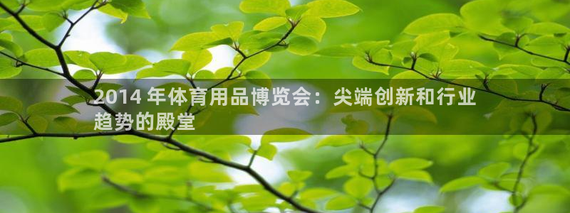 欧陆娱乐怎么注册账号登录：2014 年体育用品博览会