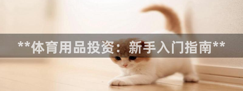 欧陆娱乐会员：**体育用品投资：新手入门指南**