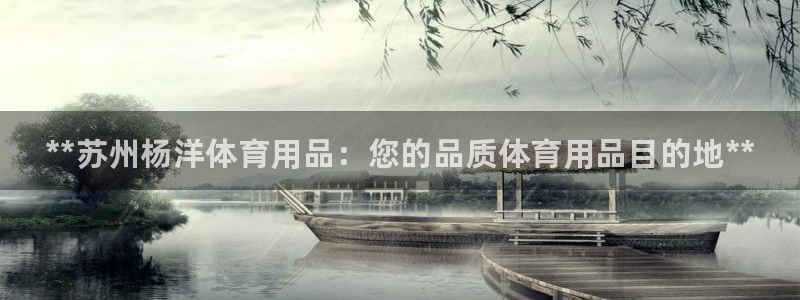 欧陆娱乐游戏：**苏州杨洋体育用品：您的品质体育用品目的地*